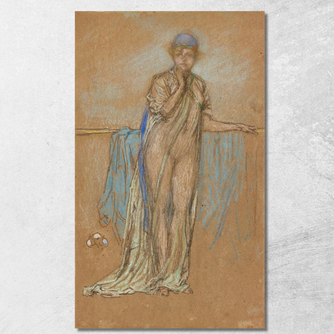 Il Berretto Viola James Abbott McNeill Whistler jam133 quadro stampato su tela