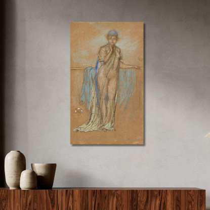 Il Berretto Viola James Abbott McNeill Whistler jam133 quadro stampato su tela