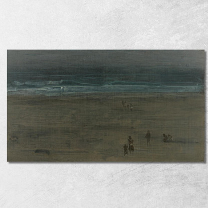 Il Mare E La Sabbia James Abbott McNeill Whistler jam135 quadro stampato su tela