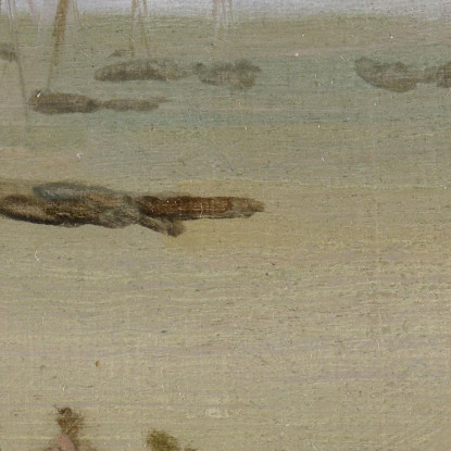 La Spiaggia James Abbott McNeill Whistler jam136 quadro stampato su tela