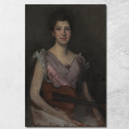 Il Violinista James Abbott McNeill Whistler jam140 quadro stampato su tela