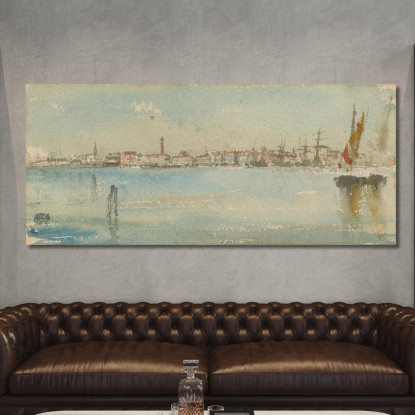Porto Di Venezia James Abbott McNeill Whistler jam148 quadro stampato su tela