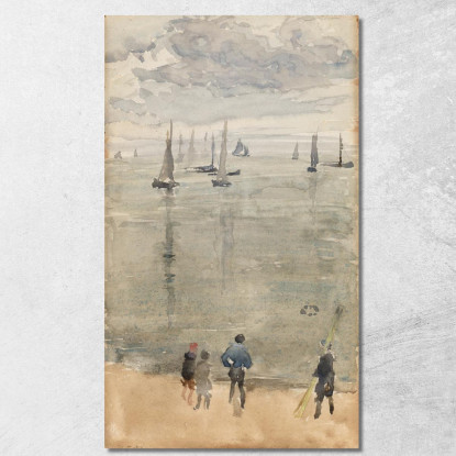 Viola: Il Ritorno Dei Pescherecci James Abbott McNeill Whistler jam153 quadro stampato su tela