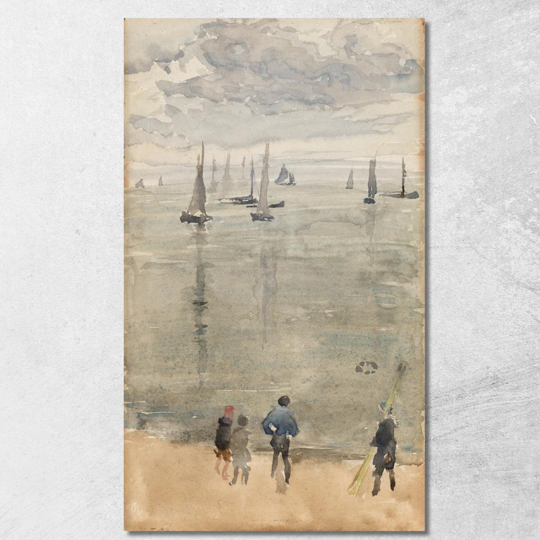 Viola: Il Ritorno Dei Pescherecci James Abbott McNeill Whistler jam153 quadro stampato su tela