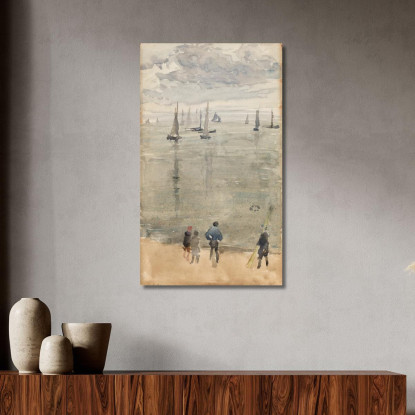 Viola: Il Ritorno Dei Pescherecci James Abbott McNeill Whistler jam153 quadro stampato su tela