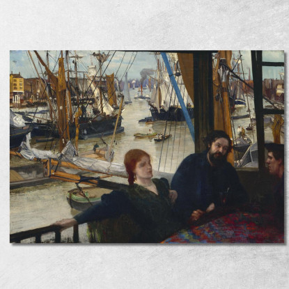 Wapping James Abbott McNeill Whistler jam154 quadro stampato su tela