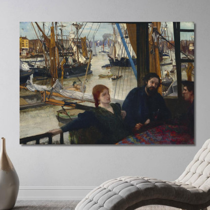 Wapping James Abbott McNeill Whistler jam154 quadro stampato su tela
