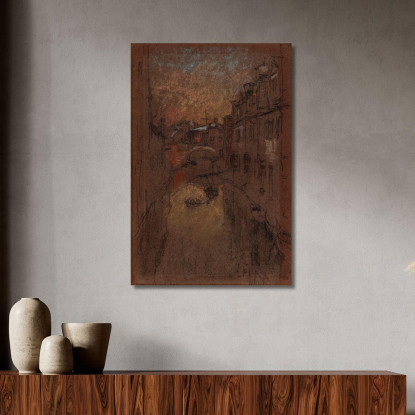 Sera D'Inverno James Abbott McNeill Whistler jam155 quadro stampato su tela