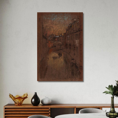 Sera D'Inverno James Abbott McNeill Whistler jam155 quadro stampato su tela