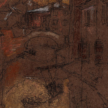 Sera D'Inverno James Abbott McNeill Whistler jam155 quadro stampato su tela