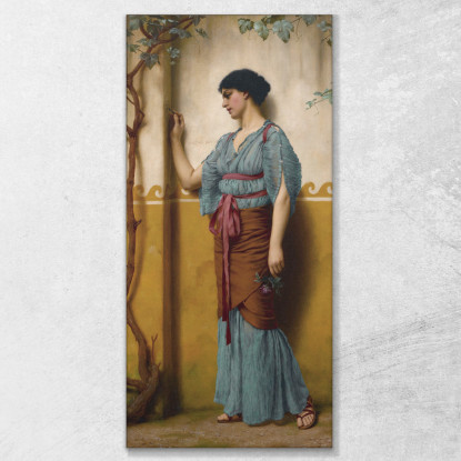Il Luogo Dell'Udienza John William Godward jwg87 quadro stampato su tela
