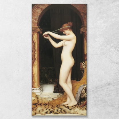 Venere John William Godward jwg88 quadro stampato su tela