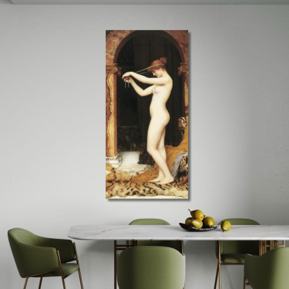 Venere John William Godward jwg88 quadro stampato su tela