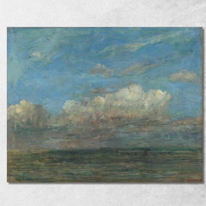 La Nuvola Bianca James Ensor jen112 quadro stampato su tela