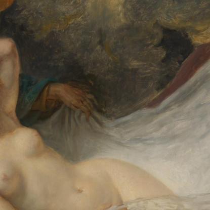 Aegina Visited By Jupiter Jean-Baptiste Greuze jbg6 canvas print