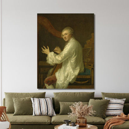 Ange Laurent De La Live De Jully Jean-Baptiste Greuze jbg7 canvas print