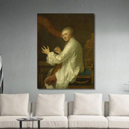 Ange Laurent De La Live De Jully Jean-Baptiste Greuze jbg7 canvas print