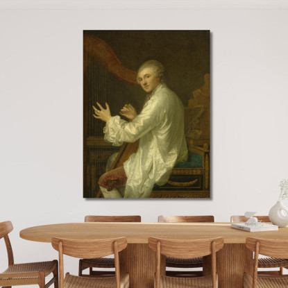 Ange Laurent De La Live De Jully Jean-Baptiste Greuze jbg7 canvas print