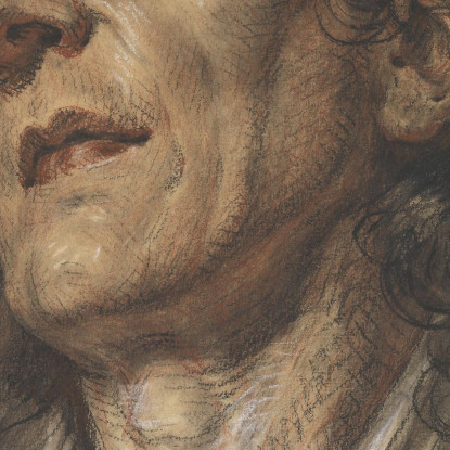 Bust Of An Old Man Jean-Baptiste Greuze jbg14 canvas print