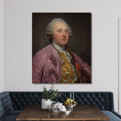 Charles Claude De Flahaut Comte D'Angiviller Jean-Baptiste Greuze jbg15 canvas print