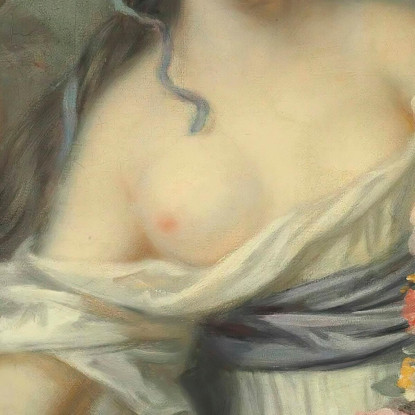 Flora And Zephyr Jean-Baptiste Greuze jbg16 canvas print