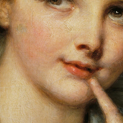 Head Of A Boy Jean-Baptiste Greuze jbg23 canvas print