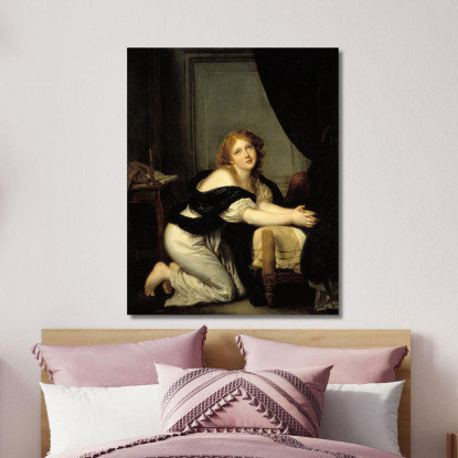 The Morning Prayer Jean-Baptiste Greuze jbg32 canvas print