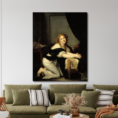 The Morning Prayer Jean-Baptiste Greuze jbg32 canvas print