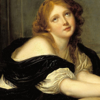 The Morning Prayer Jean-Baptiste Greuze jbg32 canvas print