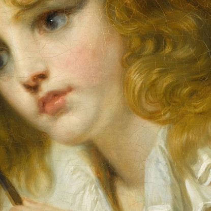 The Little Mathematician Jean-Baptiste Greuze jbg34 canvas print