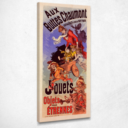 Buttes Chaumont Jules Chéret jch17 quadro stampato su tela