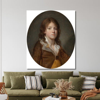 Portrait Of A Boy Jean-Baptiste Greuze jbg43 canvas print