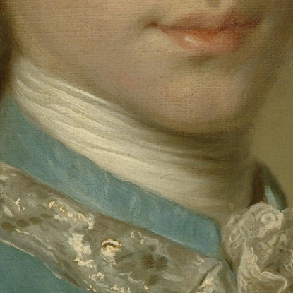 Portrait Of The Marquis De Saint-Paul Jean-Baptiste Greuze jbg56 canvas print