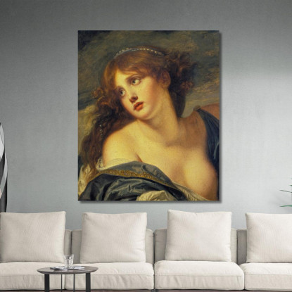 Psyche 2 Jean-Baptiste Greuze jbg57 canvas print