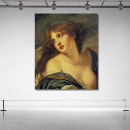 Psyche 2 Jean-Baptiste Greuze jbg57 canvas print