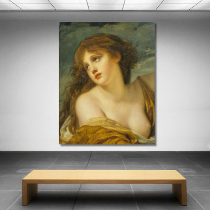 Psyche Jean-Baptiste Greuze jbg58 canvas print