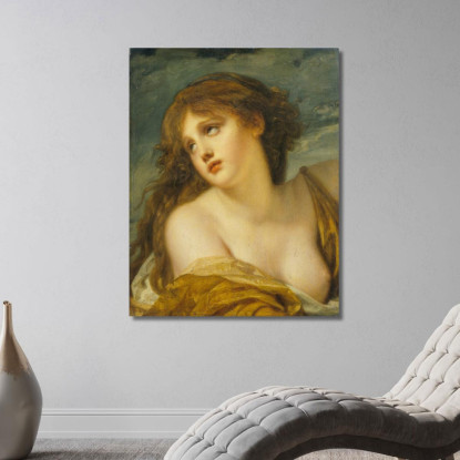 Psyche Jean-Baptiste Greuze jbg58 canvas print