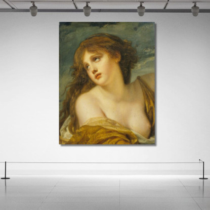 Psyche Jean-Baptiste Greuze jbg58 canvas print