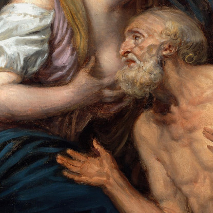 Roman Charity Jean-Baptiste Greuze jbg59 canvas print