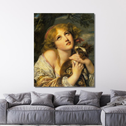 The Souvenir Jean-Baptiste Greuze jbg71 canvas print