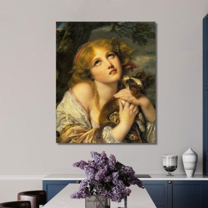 The Souvenir Jean-Baptiste Greuze jbg71 canvas print