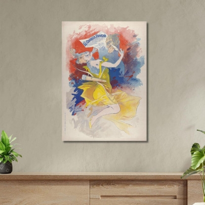 Posta Francese Jules Chéret jch28 quadro stampato su tela