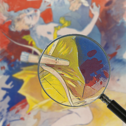 Posta Francese Jules Chéret jch28 quadro stampato su tela