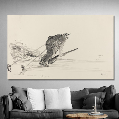 7Me 1914 Jean-Louis Forain jfr1 quadro stampato su tela