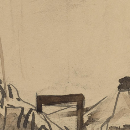 Prima Del Pasto A Emmaus Jean-Louis Forain jfr10 quadro stampato su tela