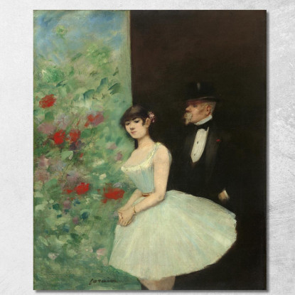 Dietro Le Quinte Jean-Louis Forain jfr11 quadro stampato su tela