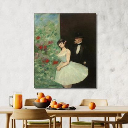 Dietro Le Quinte Jean-Louis Forain jfr11 quadro stampato su tela