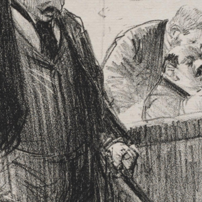 Dal Cancelliere Jean-Louis Forain jfr14 quadro stampato su tela