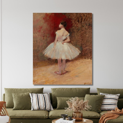 Ballerina In Piedi Jean-Louis Forain jfr20 quadro stampato su tela