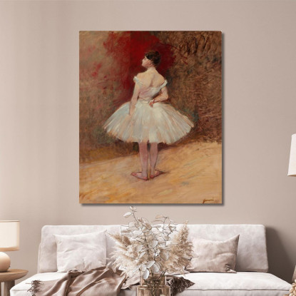 Ballerina In Piedi Jean-Louis Forain jfr20 quadro stampato su tela